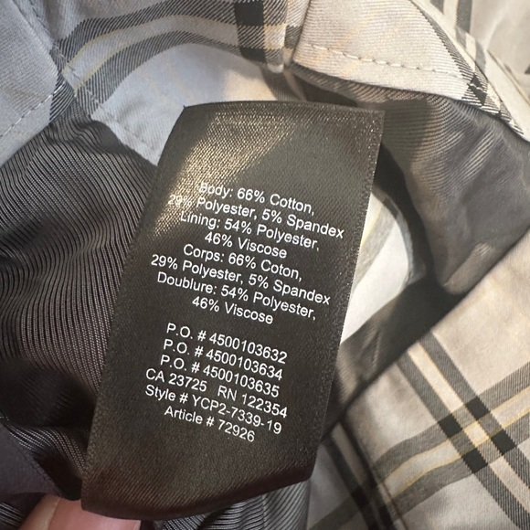Aritzia Sunday Best Grey Plaid Mini Skirt Size 4 Women’s Yuri Skirt - Picture 10 of 10